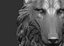 wolf head 3D