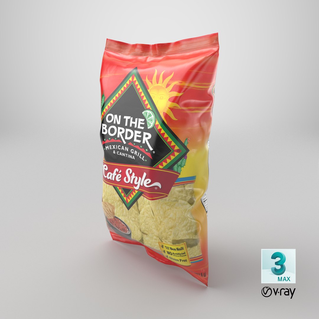 On The Border Cafe Style Tortilla Chips Bag 3D https://p.turbosquid.com/ts-thumb/Bw/Vs2aGU/7N/stemcell_max_vray_render/png/1788525469/1920x1080/fit_q87/0c08ee758dd6c58de0a908f43da4ddccedc271b3/stemcell_max_vray_render.jpg
