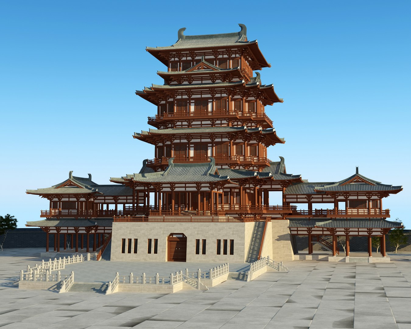 Chinese Building 29 Model - TurboSquid 1849908