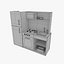 toy kitchen 3d model