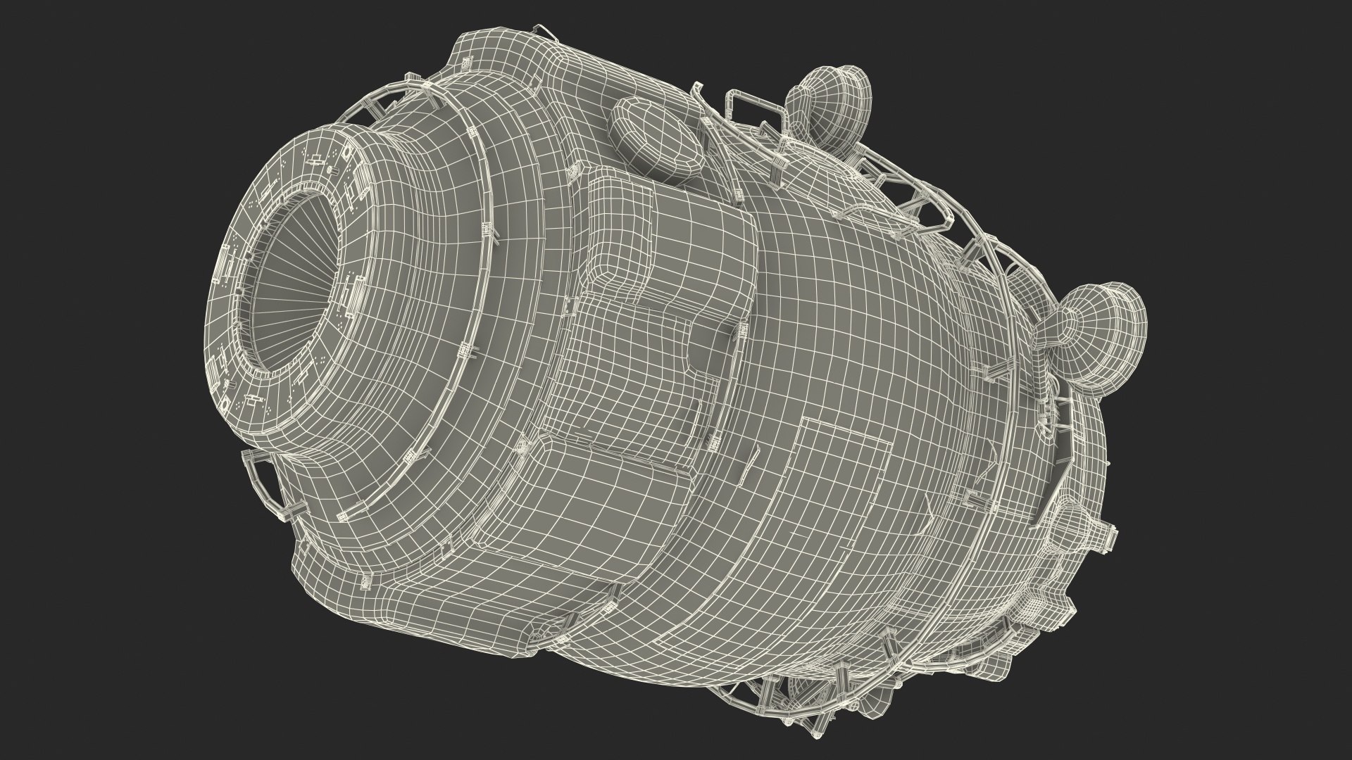 3D model iss module pirs docking - TurboSquid 1619048