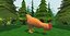 3D Chicken - cartoon style