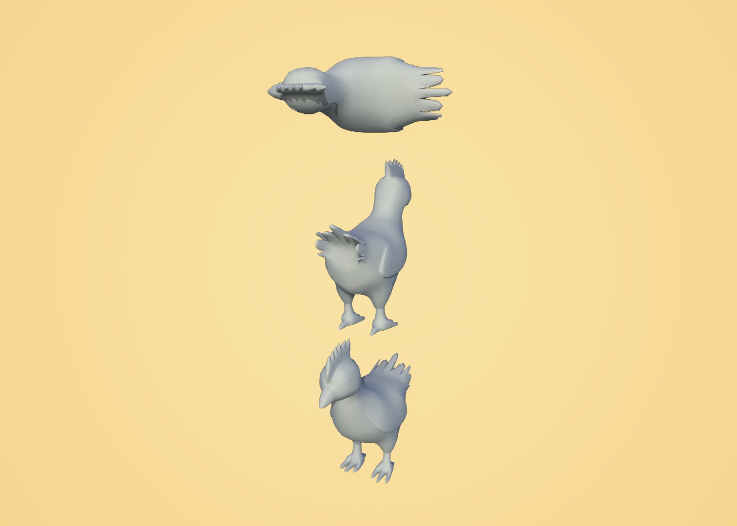 3D 3D Chicken - cartoon style https://p.turbosquid.com/ts-thumb/Bw/cdX9OH/qr/image4_2/jpg/1644406465/1920x1080/fit_q87/94caf80e2bb63e842595cfe60eaef852c040a651/image4_2.jpg
