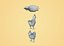 3D Chicken - cartoon style