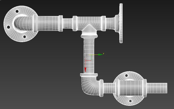 Трубы 3д модель. Modular Pipe 3d. Modular Pipe 3d Dekogon. 3d Max модель трубопровод. 3d Max труба 50.