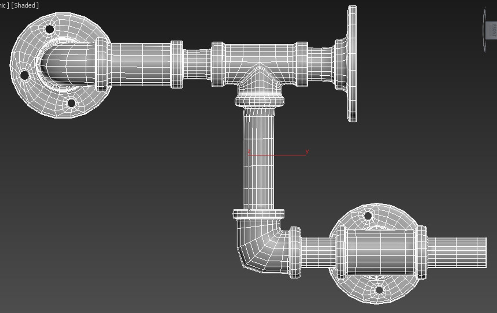 Modular pipe 3D - TurboSquid 1332430