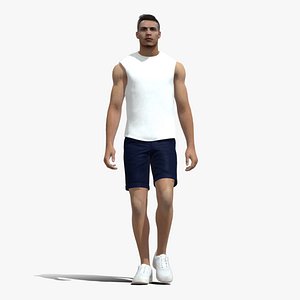 Cristiano Ronaldo casual walking model