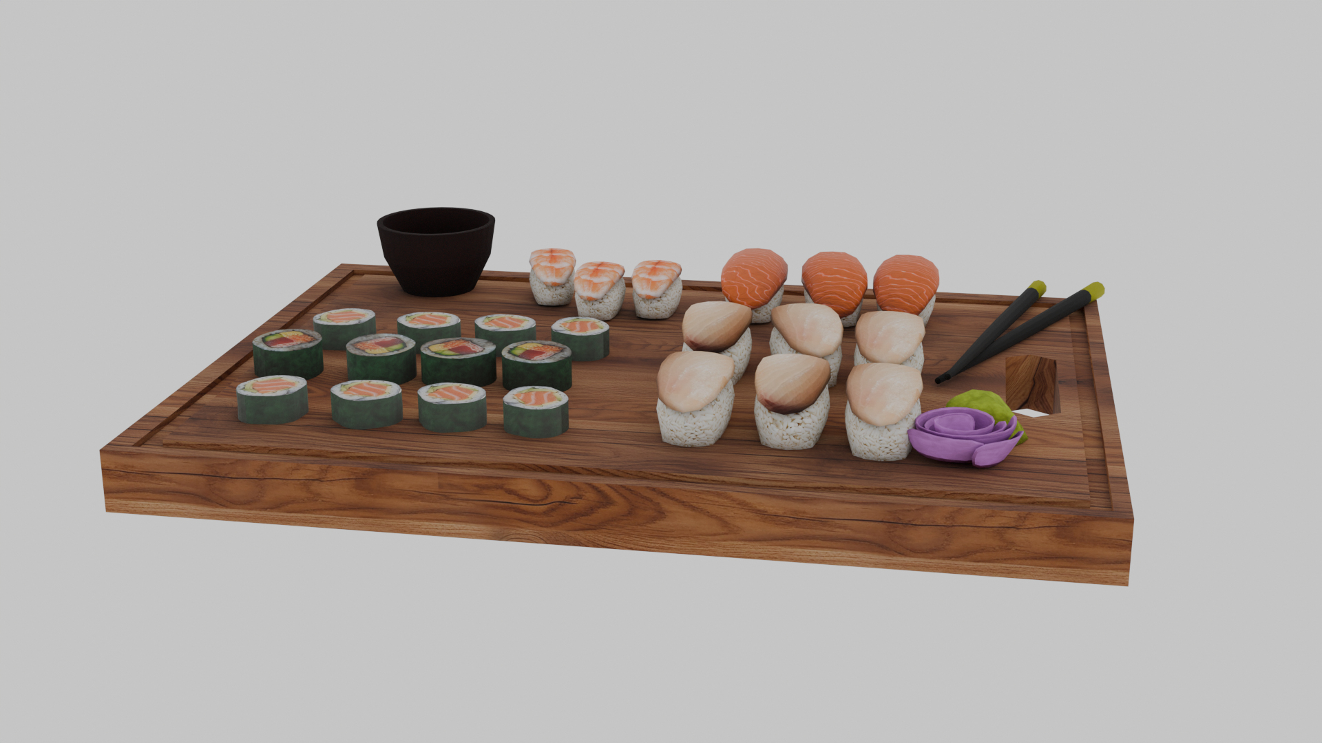 3D SushiTable https://p.turbosquid.com/ts-thumb/Bw/e87fP6/FR/turntable/png/1763418629/1920x1080/turn_fit_q99/bcb39f8f56695a97a4db8ca3a27d9e55a0ff0d1e/turntable-1.jpg