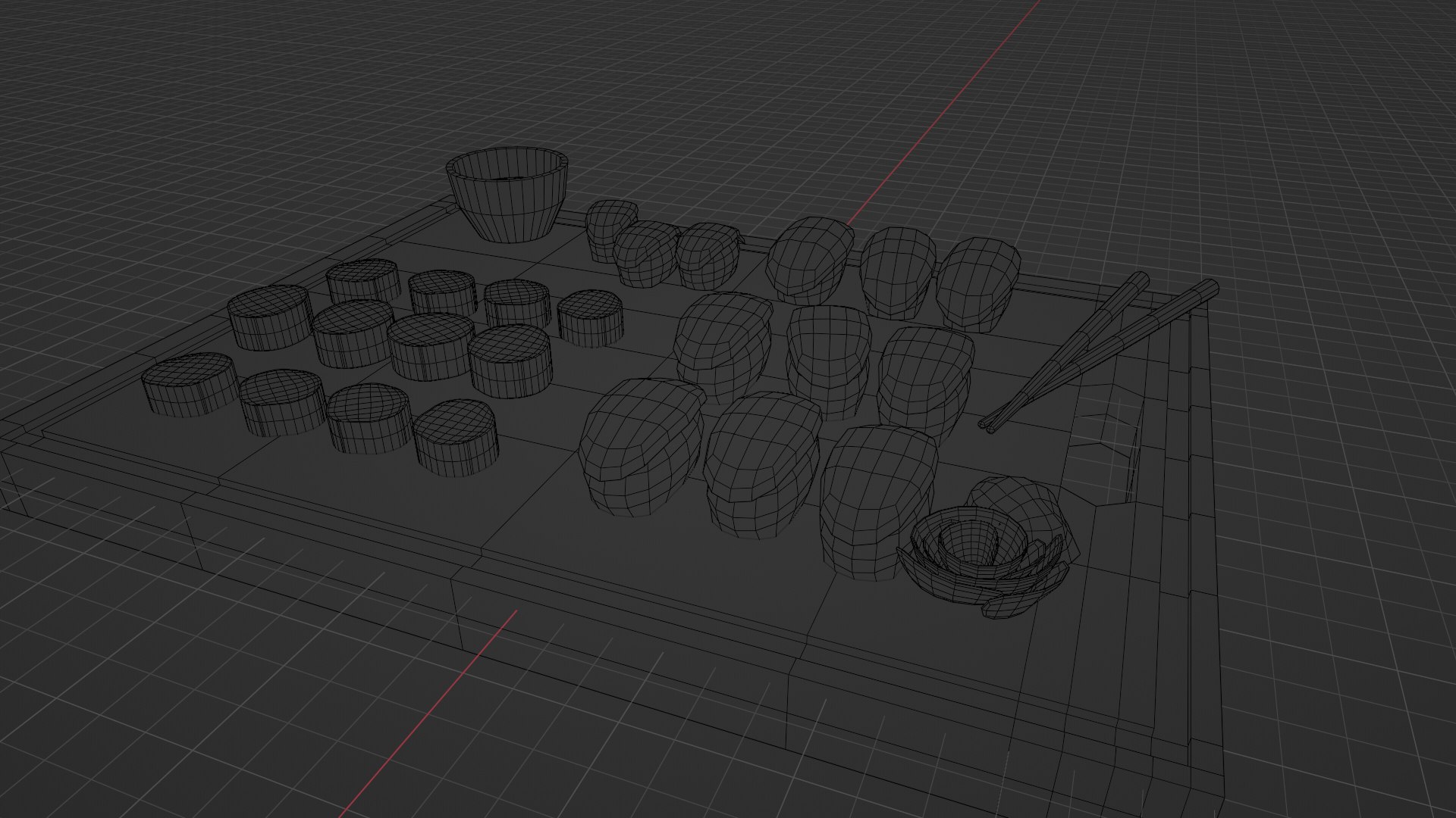 3D SushiTable https://p.turbosquid.com/ts-thumb/Bw/e87fP6/Hn/wireframe3/png/1763132901/1920x1080/fit_q87/27f0c78ac283c1e1ffec1ce2039a3fc88bb46f34/wireframe3.jpg