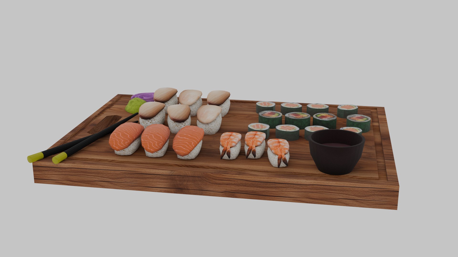 3D SushiTable https://p.turbosquid.com/ts-thumb/Bw/e87fP6/lj/turntable0019/png/1763139155/1920x1080/fit_q87/03c99cd0928fd0c9b93878a794d6f0241b4a6fa9/turntable0019.jpg