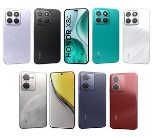 Honor X8c And Realme P3 Ultra 5G 3D