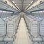 Intérieur de cabine d'avion Boeing 737