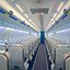 Intérieur de cabine d'avion Boeing 737