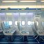 Intérieur de cabine d'avion Boeing 737