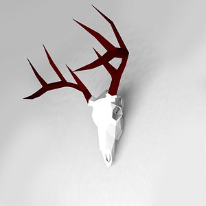 deer skull 3D model