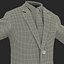 Doppelknopf Business Jacke Anzug 3D-Modell
