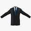 Doppelknopf Business Jacke Anzug 3D-Modell