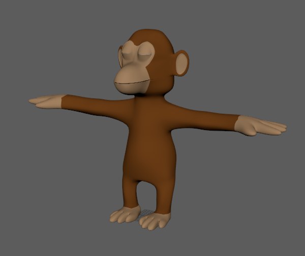 Desenho 3D realista de menino se transformando em macaco · Creative Fabrica