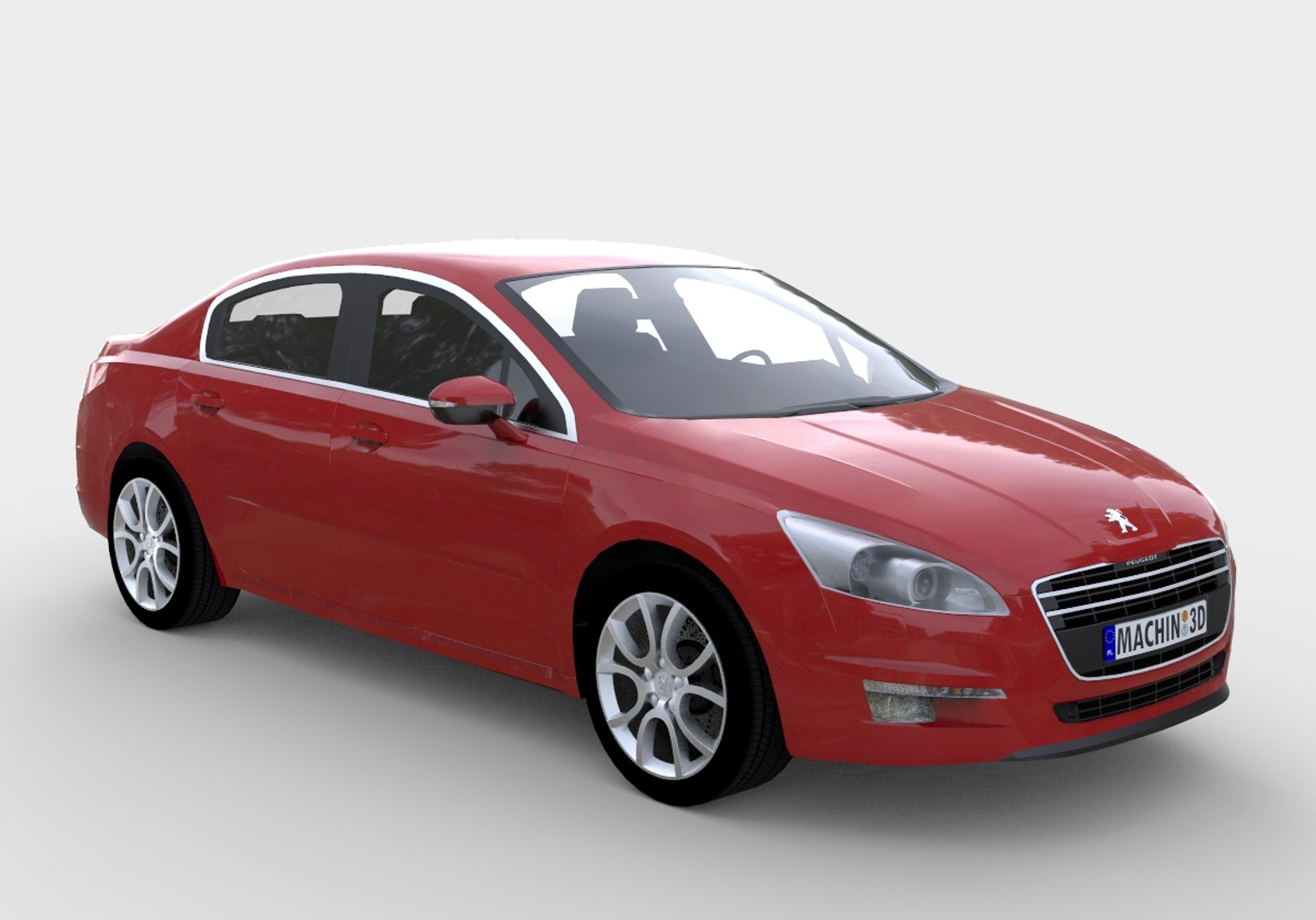 3d Midpoly Peugeot 508 Model