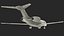 Luxury Private Jet with Interior Rigged for Maya