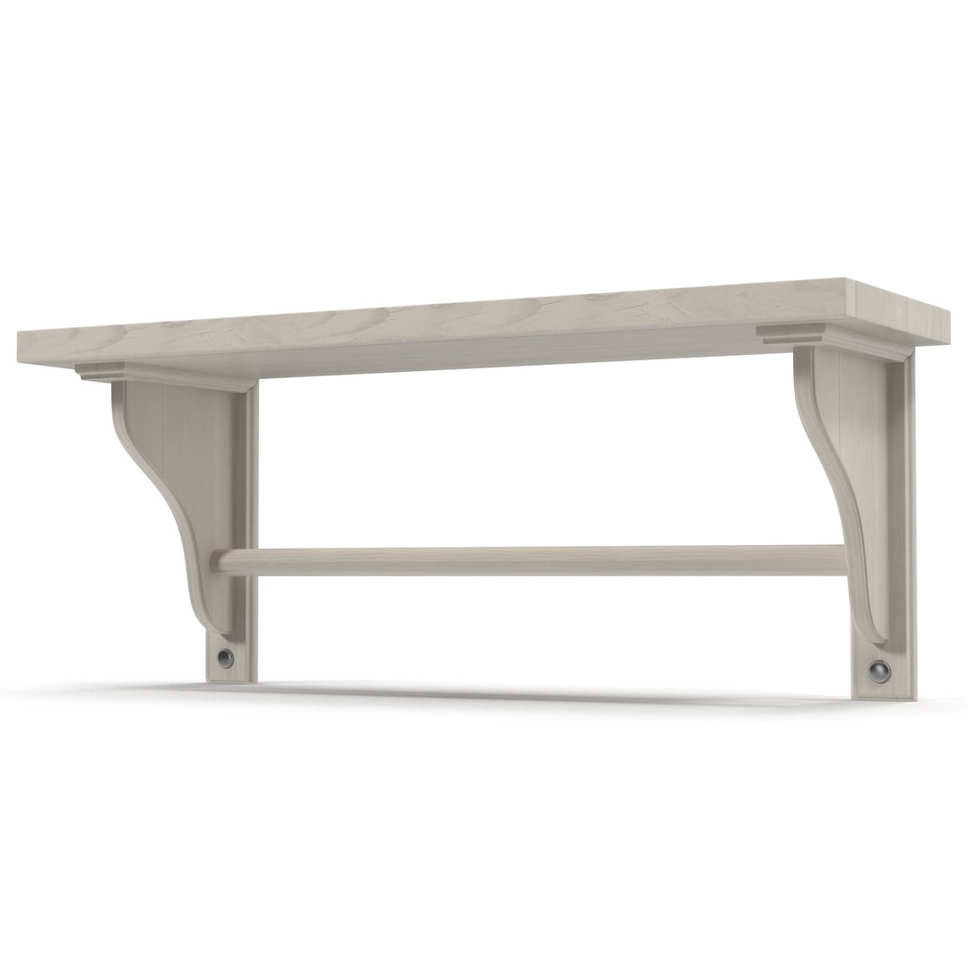 Kitchen Shelf 3D Model 3D model preview