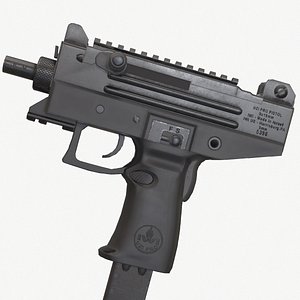 3D UZI Pro model