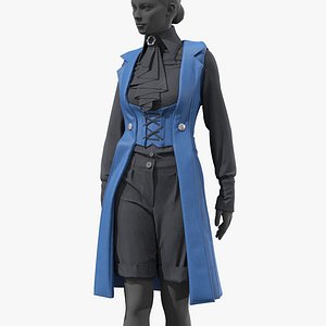 3D Female Outfit 4 model