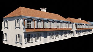 European building 3D model