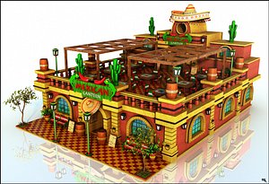 Mexican Canteen Cartoon