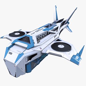 Sci-fi Cargo Drone PBR