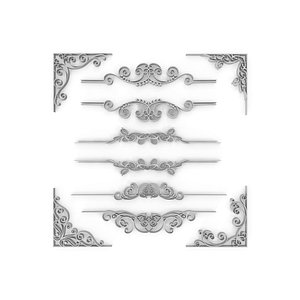 3D model set decoration architectural