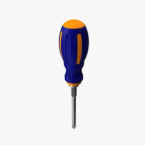 Screwdriver Blue 3D