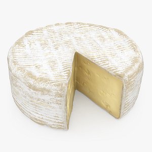 Wheel of Brie Cheese Cut