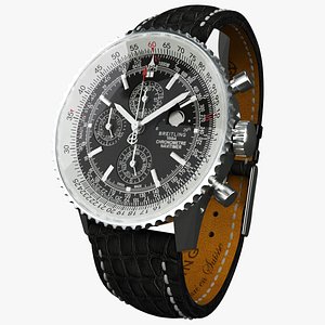 breitling navitimer 1461 modeled 3d max