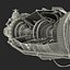 3d model turboprop aircraft engine canada