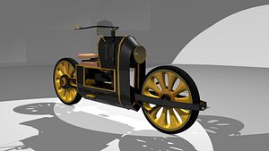 Arx-4 Steampunk motorcycle