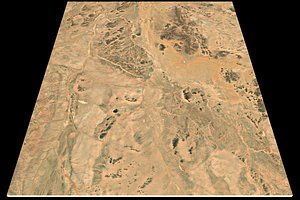 Mecca Red Sea n24 e42 topography Saudi Arabian 3D