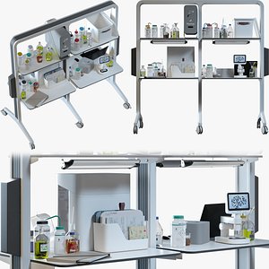 3D LabTerminal C800 Basic Workplace model