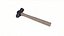 Ball Peen Hammer Low-poly PBR