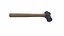 Ball Peen Hammer Low-poly PBR