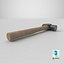 Ball Peen Hammer Low-poly PBR