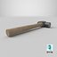 Ball Peen Hammer Low-poly PBR