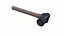 Ball Peen Hammer Low-poly PBR