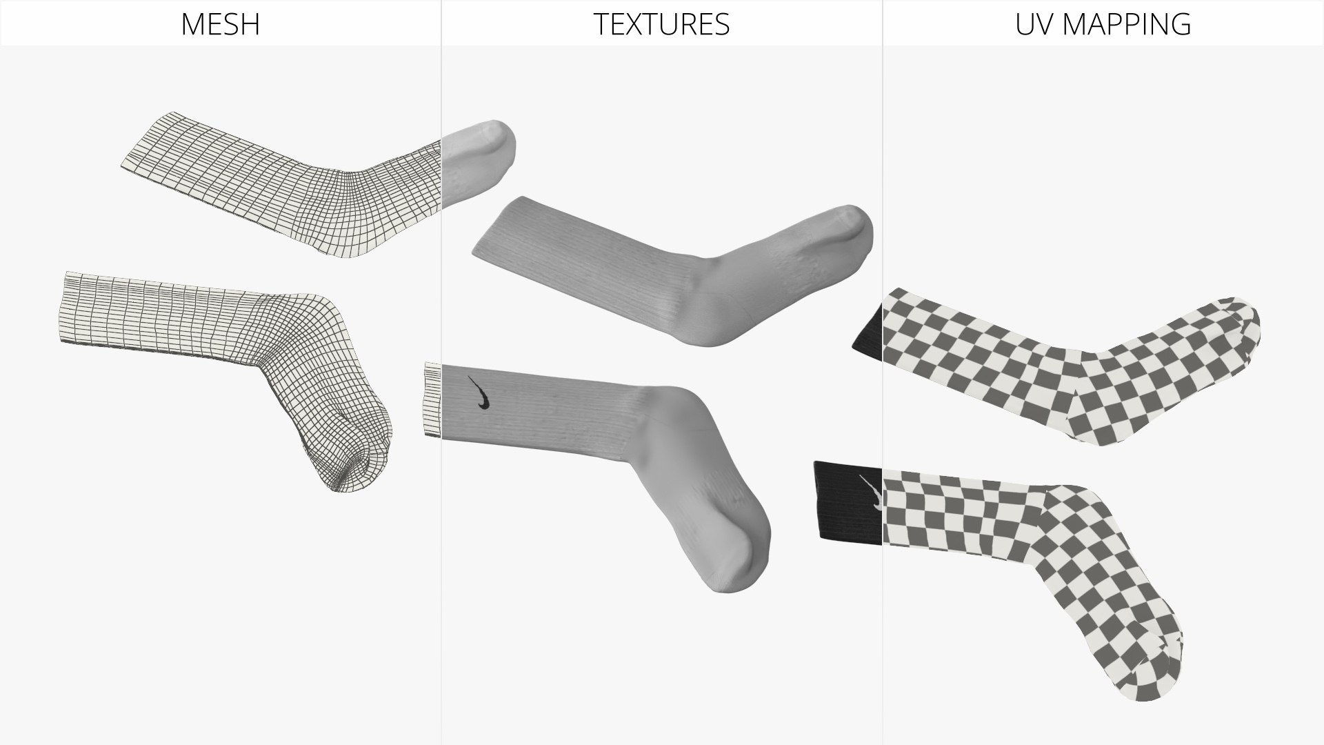 3D Nike Sports Socks Set https://p.turbosquid.com/ts-thumb/Bx/Q3Tskv/tQ/nike_sports_socks_set_009/jpg/1783478407/1920x1080/fit_q87/f07e71833c2f4ba382f4b5960dd0e4d154fac41c/nike_sports_socks_set_009.jpg