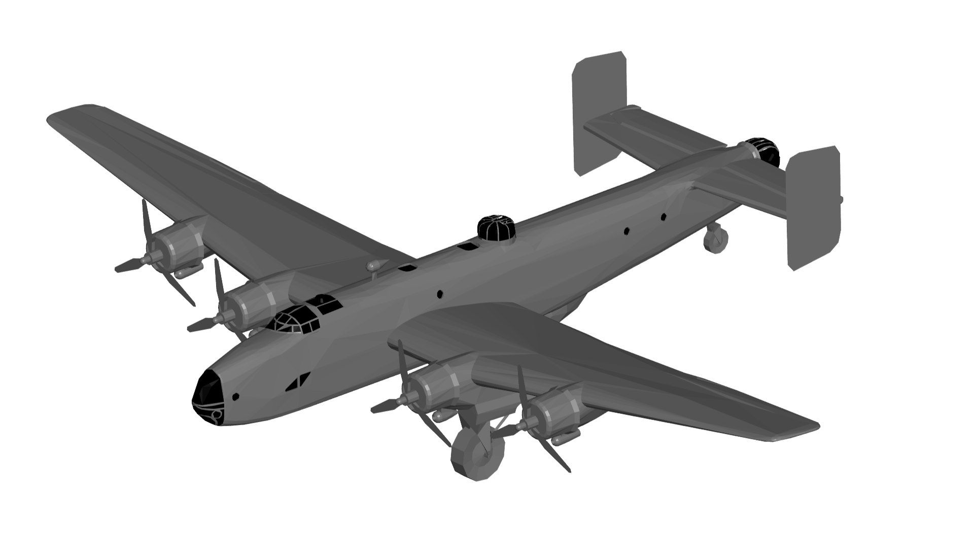 Handley Page Halifax 3D Model - TurboSquid 1987124