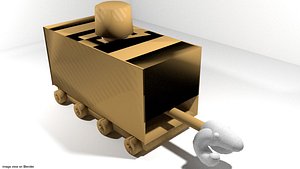 3d model siege siegecraft medieval