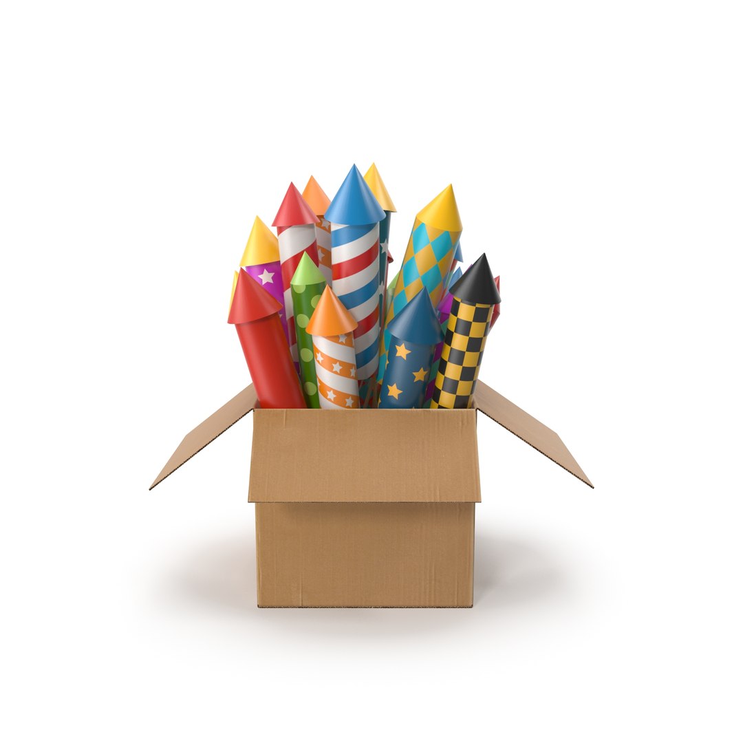 3D Firework Box2015corona - TurboSquid 2257075