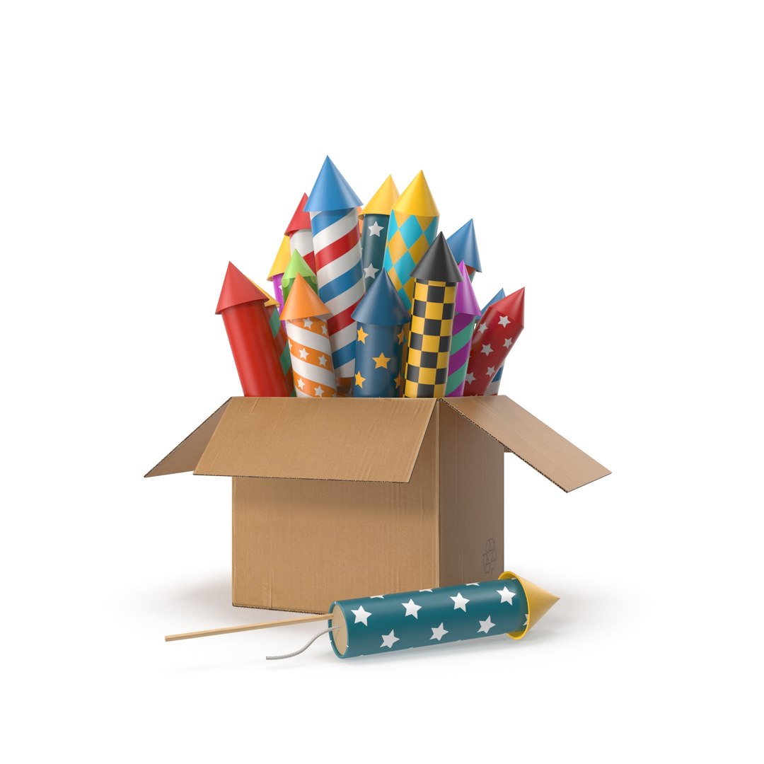 3D Firework Box2015corona - TurboSquid 2257075