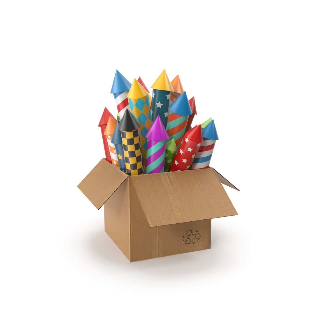 3D Firework Box2015corona - TurboSquid 2257075