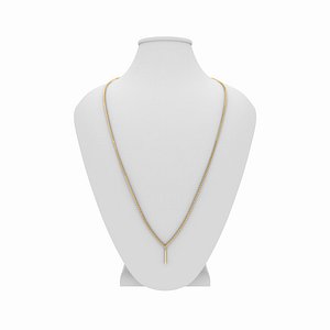 Female Necklace Bust Jewelry Display